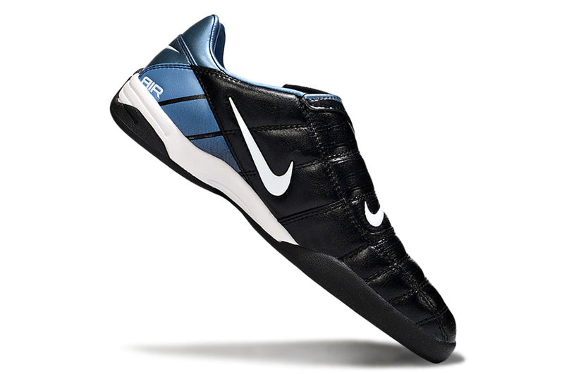Chuteira Futsal Nike Total 90 IC Preto e Azul