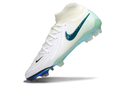 Chuteira Campo Nike Phantom Luna 2 Elite FG Branca e Verde "Chromatic"