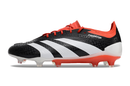 Chuteira Campo Adidas Predator Elite FG Preta e Vermelha