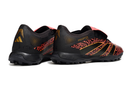 Chuteira Society Adidas Predator League Elite TF Preta, Vermelha e Dourada