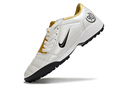 Chuteira Society Nike Total 90 TF Branco e Dourado