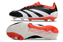 Chuteira Campo Adidas Predator Elite FG Preta e Vermelha
