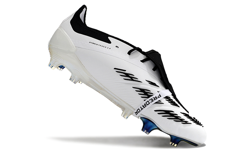 Chuteira Campo Adidas Predator FT 30 Elite FG Branca, Dourada e Preta