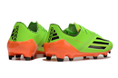 Chuteira Campo Adidas F50 Adizero FG Verde e Laranja
