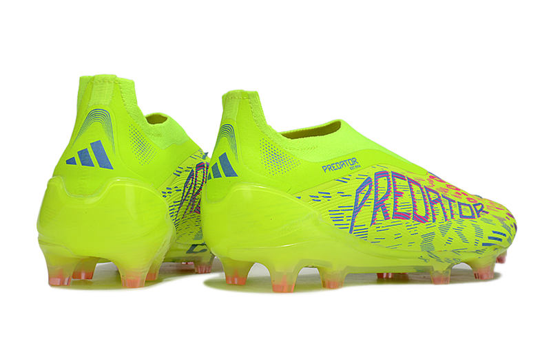 Chuteira Campo Adidas Predator LL Elite FG Verde e Rosa