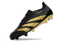 Chuteira Campo Adidas Predator Elite FG Preta e Dourado