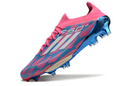 Chuteira Campo Adidas F50+ FG Rosa, Azul e Branca "Reemergence Pack"