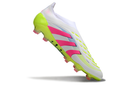 Chuteira Campo Adidas Predator LL Elite FG Branco, Rosa e Verde "Celestial Victory"