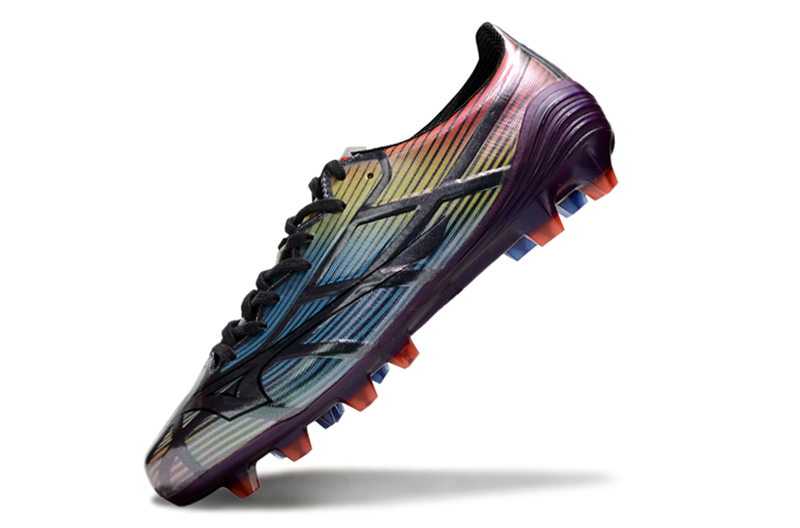 Chuteira Campo Mizuno Alpha FG Colorido "Camaleão"