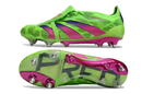 Chuteira Campo Adidas Predator Elite FT 30 Ponta de Aluminio Verde e Rosa