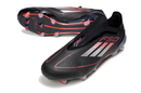 Chuteira Campo Adidas F50+ LL FG Preta e Vermelha "Stealth Victory"