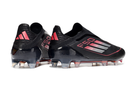 Chuteira Campo Adidas F50+ LL FG Preta e Vermelha "Stealth Victory"