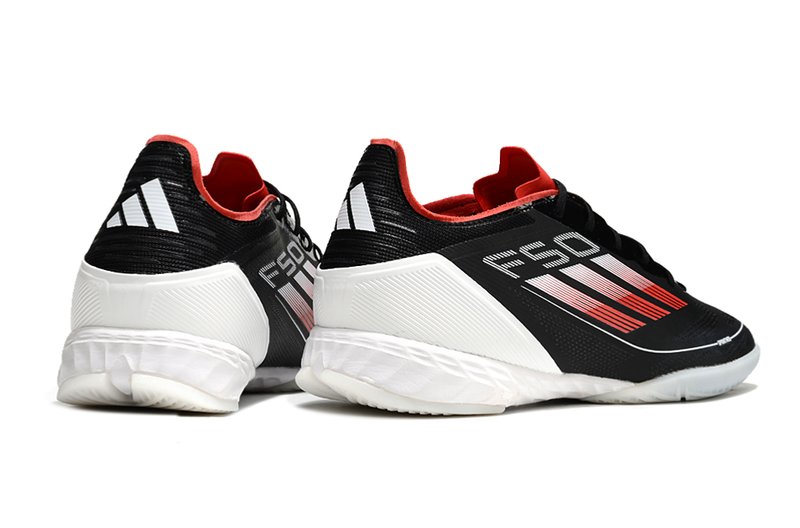 Chuteira Futsal Adidas F50 IC Preto e Vermelho