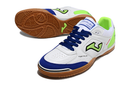 Chuteira Futsal Joma Top Flex Rebound IC Branca, Azul e Verde