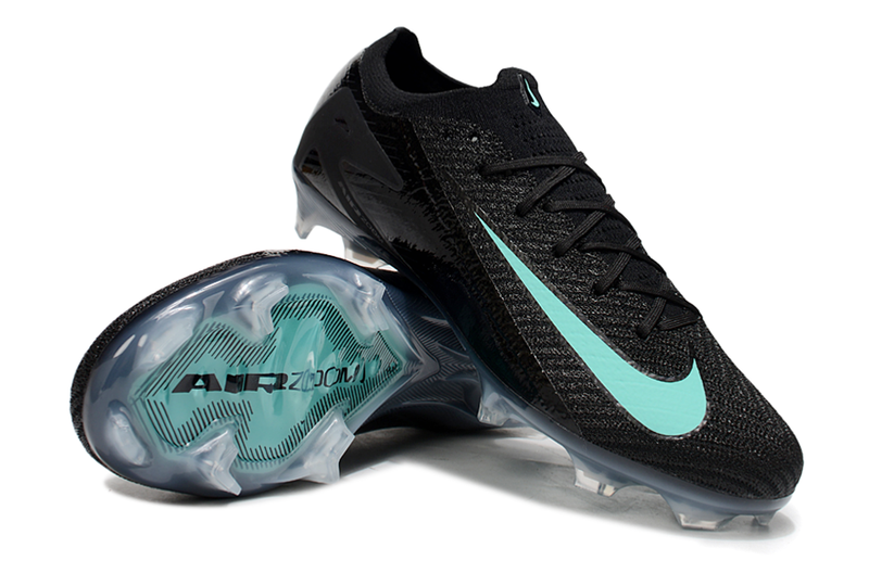 Chuteira Campo Nike Air Zoom Mercurial Vapor 16 Elite FG Preto e Verde