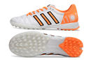 Chuteira Society Adidas AdiPure 11 Pro TF Branco e Laranja