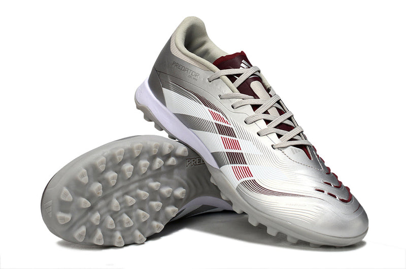 Chuteira Society Adidas Predator Elite TF Prata "Bellingham"