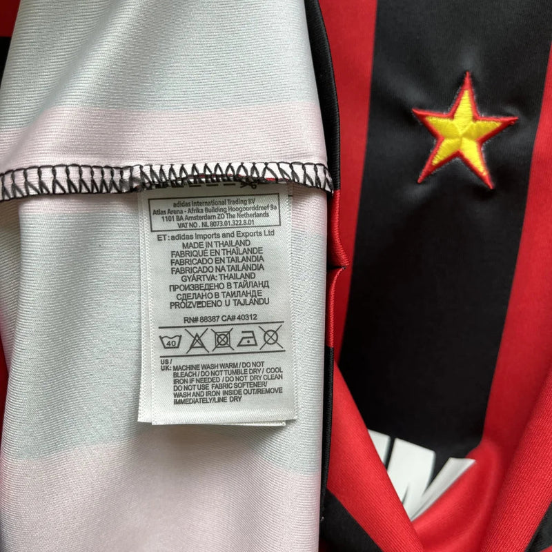 Camisa Masculina Retrô AC Milan 1991/92