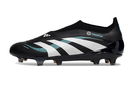 Chuteira Campo Adidas Predator LL Elite FG Preto, Branco e Azul