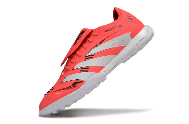 Chuteira Society Adidas Predator League Elite TF Vermelho e Preto "Pure Victory"
