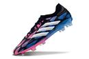 Chuteira Campo Adidas Copa Pure II + FG Preta, Azul e Rosa "Re-Emergence Pack"