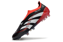 Chuteira Campo Adidas Predator LL Elite FG Preto e Vermelho "Moments"