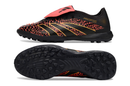 Chuteira Society Adidas Predator League Elite TF Preta, Vermelha e Dourada