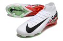 Chuteira Campo Nike Air Zoom Mercurial Superfly 10 Elite FG Branca, Vermelha e Verde