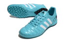 Chuteira Society Adidas AdiPure 11 Pro TF Azul e Branca