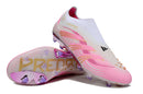 Chuteira Campo Adidas Predator LL Elite FG Branco e Rosa