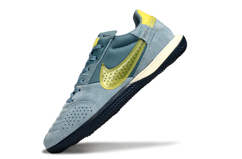Chuteira Futsal Nike StreetGato IC Azul e Amarelo