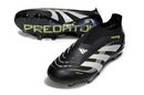 Chuteira Campo Adidas Predator LL Elite FG Preto, Branco e Verde