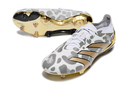 Chuteira Campo Adidas Predator Elite FG Branca e Dourada "Generation Pred 2.0 Pack"