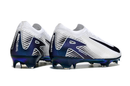 Chuteira Campo Nike Air Zoom Mercurial Vapor 16 Elite FG Branca e Azul