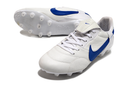 Chuteira Campo Nike Premier 3 FG Branca e Azul