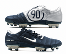 Chuteira Campo Nike Total 90 FG Azul e Prata