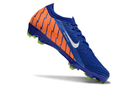 Chuteira Campo Nike Air Zoom Mercurial Vapor 16 Elite FG Azul e Laranja