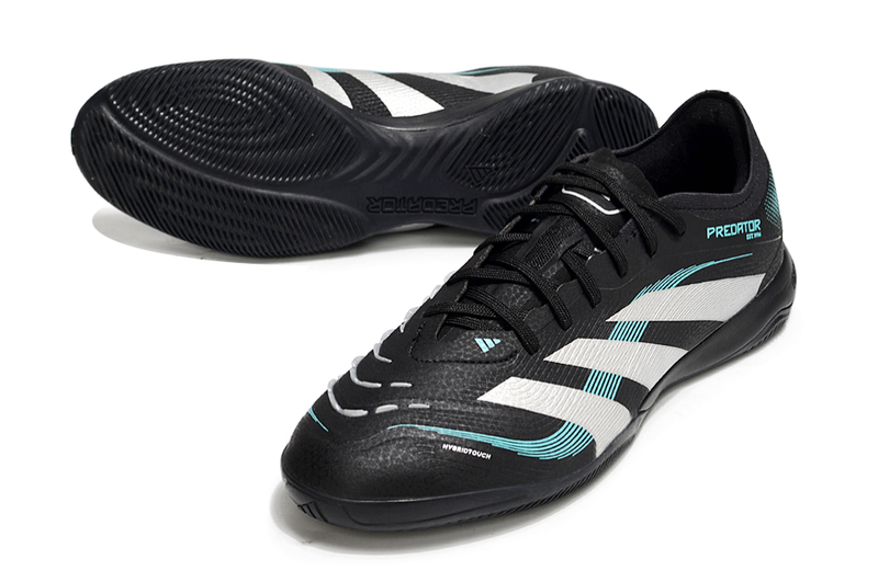 Chuteira Futsal Adidas Predator 24 Elite IC Preto, Branco e Verde