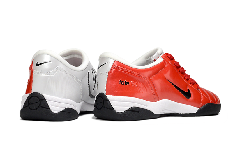 Chuteira Futsal Nike Total 90 IC Vermelha e Branca