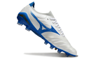 Chuteira Campo Mizuno Morelia Neo 4 Beta FG Branca e Azul