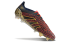 Chuteira Campo Adidas Predator Elite FG Preta, Vermelha e Dourado