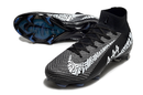 Chuteira Campo Nike Air Zoom Mercurial Superfly 10 Elite FG Preta e Branca