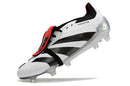Chuteira Campo Adidas Predator FT 30 Elite FG Branca, Preto e Vermelho