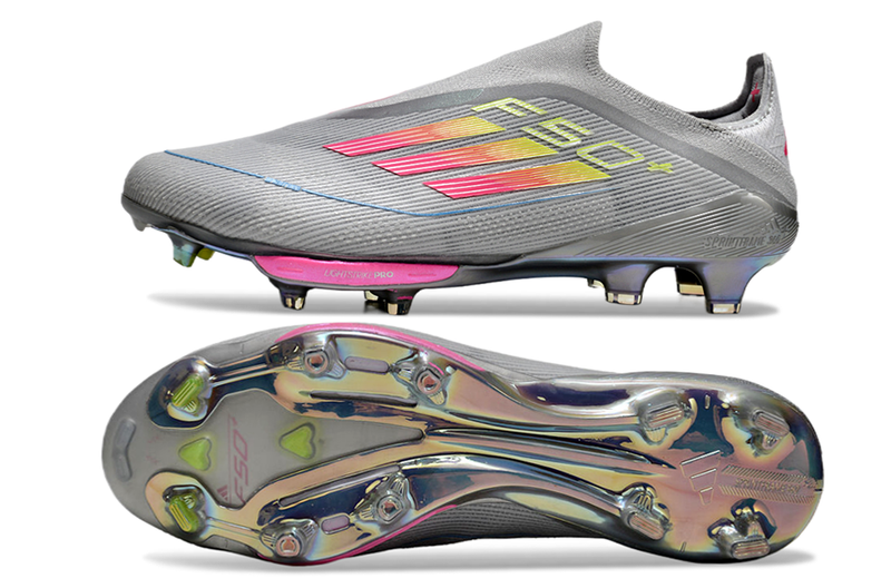 Chuteira Campo Adidas F50+ LL FG Cinza