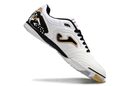 Chuteira Futsal Joma Top Flex Rebound IC Branca, Preto e Dourado
