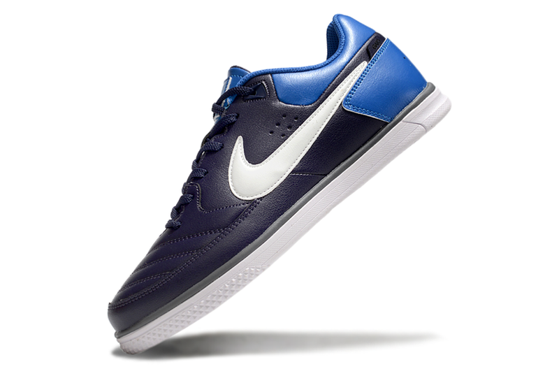Chuteira Futsal Nike 5 StreetGato IC Azul e Branco