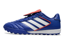 Chuteira Society Adidas Copa Gloro TF Azul, Branco e Vermelho