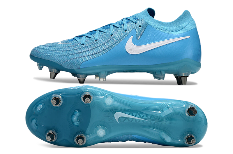 Chuteira Campo Nike Phantom GX 2 Elite Trava Mista Azul