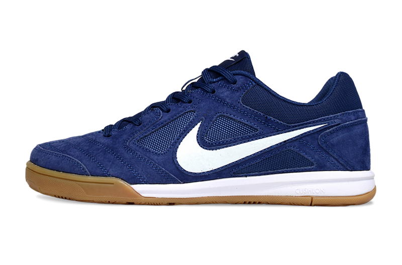 Chuteira Futsal Supreme X Nike SB Gato IC Azul e Branca