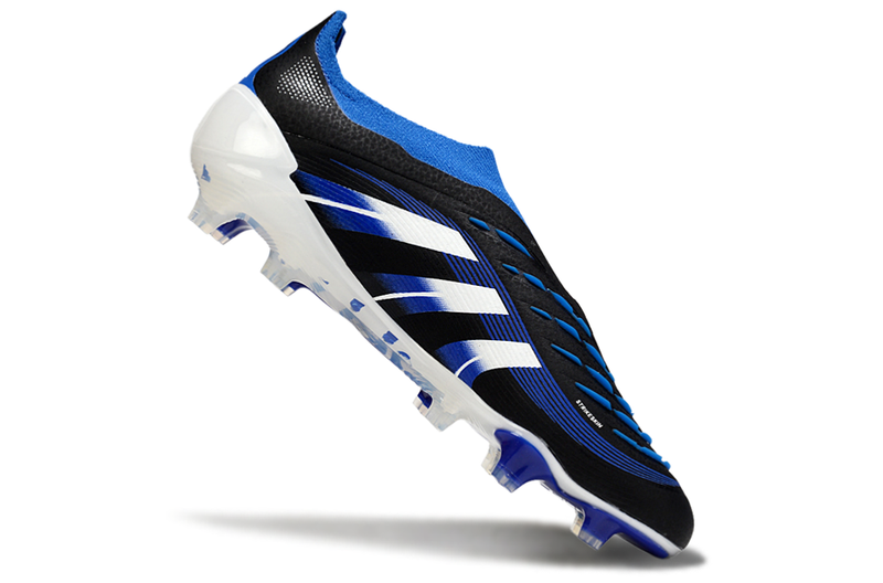 Chuteira Campo Adidas Predator LL Elite FG Preto, Azul e Branco